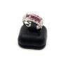 Bague rubis et diamants or blanc