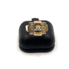 Bague diamant or jaune 1900