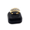 Bague jonc saphirs et diamants