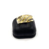 Bague boule diamants et saphirs