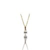 Pendentif aigue marine or
