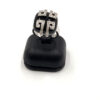 Bague onyx et diamants