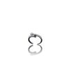 Bague saphir ovale et diamants