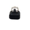 Bague diamants motif fleurs