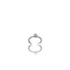 Bague torsadée diamants