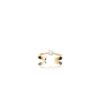 Solitaire diamant or