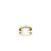 Solitaire bicolore et diamant