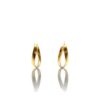 Boucles d'oreilles torsadées or jaune