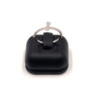 Bague boule pavé noeud papillon