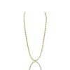 Collier maille grain de café
