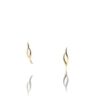 Boucles d'oreilles vague or jaune