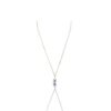 Chaine or et pendentif quartz