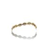 Bracelet or jaune maille grain de café