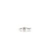 Solitaire diamant or gris taille moderne