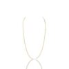 Chaine maille corde or