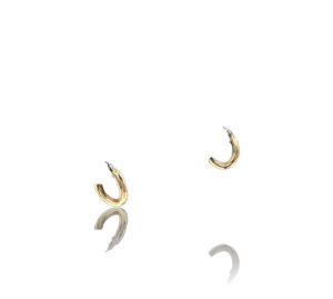 Créoles torsadées or jaune