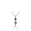 Pendentif améthyste poire