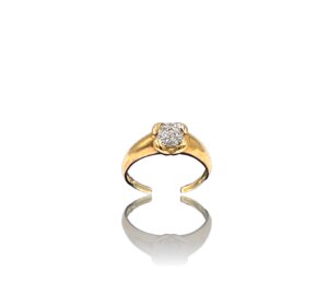 Bague or et diamants