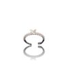 Bague or Blanc et diamants