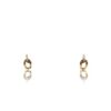 Boucles d'oreilles or jaune et diamants