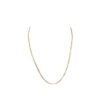 Chaine or jaune maille figaro 1+1