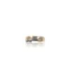 Bague homme or jaune et blanc