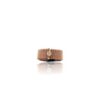 Bague acier rose