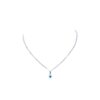 Chaine et son pendentif aigue marine