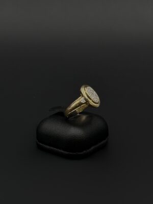 Bague pavée de diamants