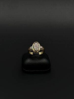 Bague pavée de diamants