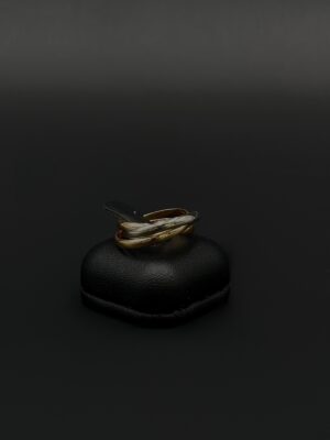 Bague 3 ors entremêlée