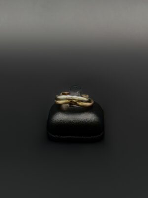 Bague 3 ors entremêlée