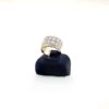 Bague or jaune et pavé de diamants