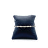 Bracelet or blanc sertit de 10 modules diamants