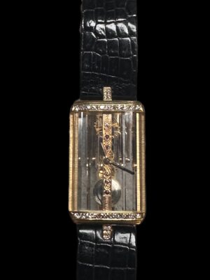 Montre Dame Corum or jaune et diamants