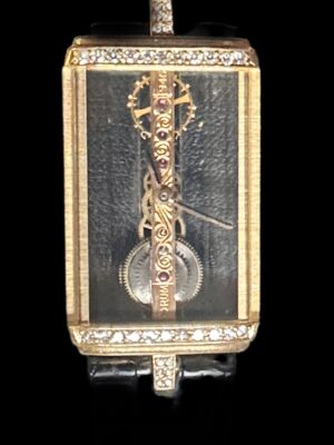 Montre Dame Corum or jaune et diamants