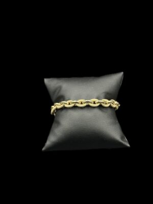 Bracelet or jaune 18 ct maille fantaisie