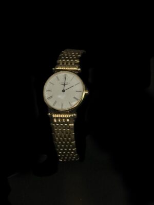Montre dame plaquée or de marque Longines