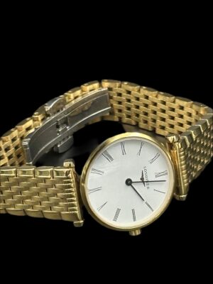 Montre dame plaquée or de marque Longines