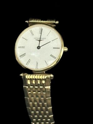 Montre dame plaquée or de marque Longines