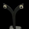 Boucles d’oreilles or jaune 18 ct calibrés saphirs et diamants