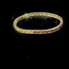 Bracelet en or jaune 18 ct serti de topaze péridot améthyste et citrine
