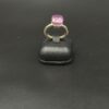 Bague or jaune 18 ct aigue-marine carrée